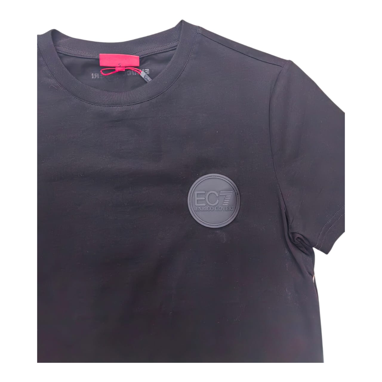 Enrico Coveri T-shirt Rubber Logo Black