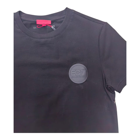 Enrico Coveri T-shirt Rubber Logo Black