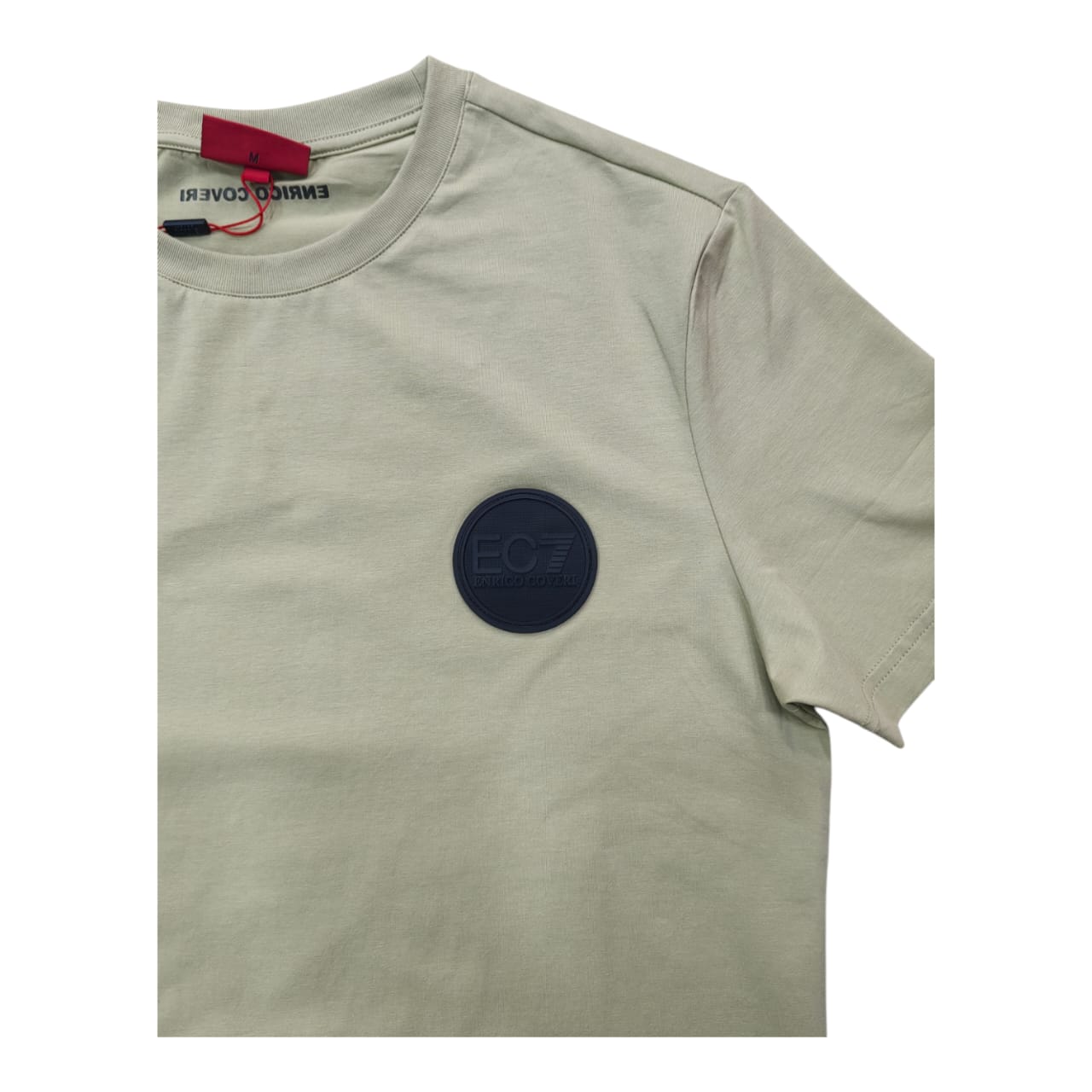 Enrico Coveri T-shirt Rubber Logo Light Green