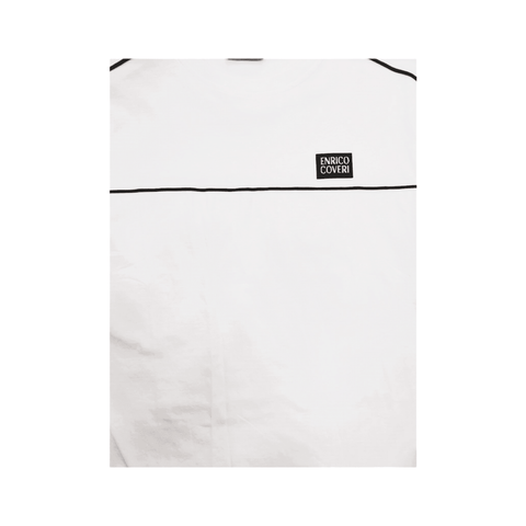 Enrico Coveri 1 Stripe T-Shirt White/Black
