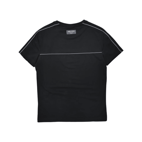 Enrico Coveri 1 Stripe T-Shirt Black/Grey