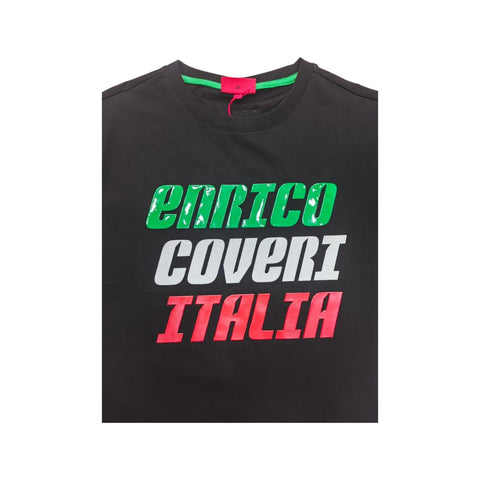 Enrico Coveri T-Shirt Triple Logo Black