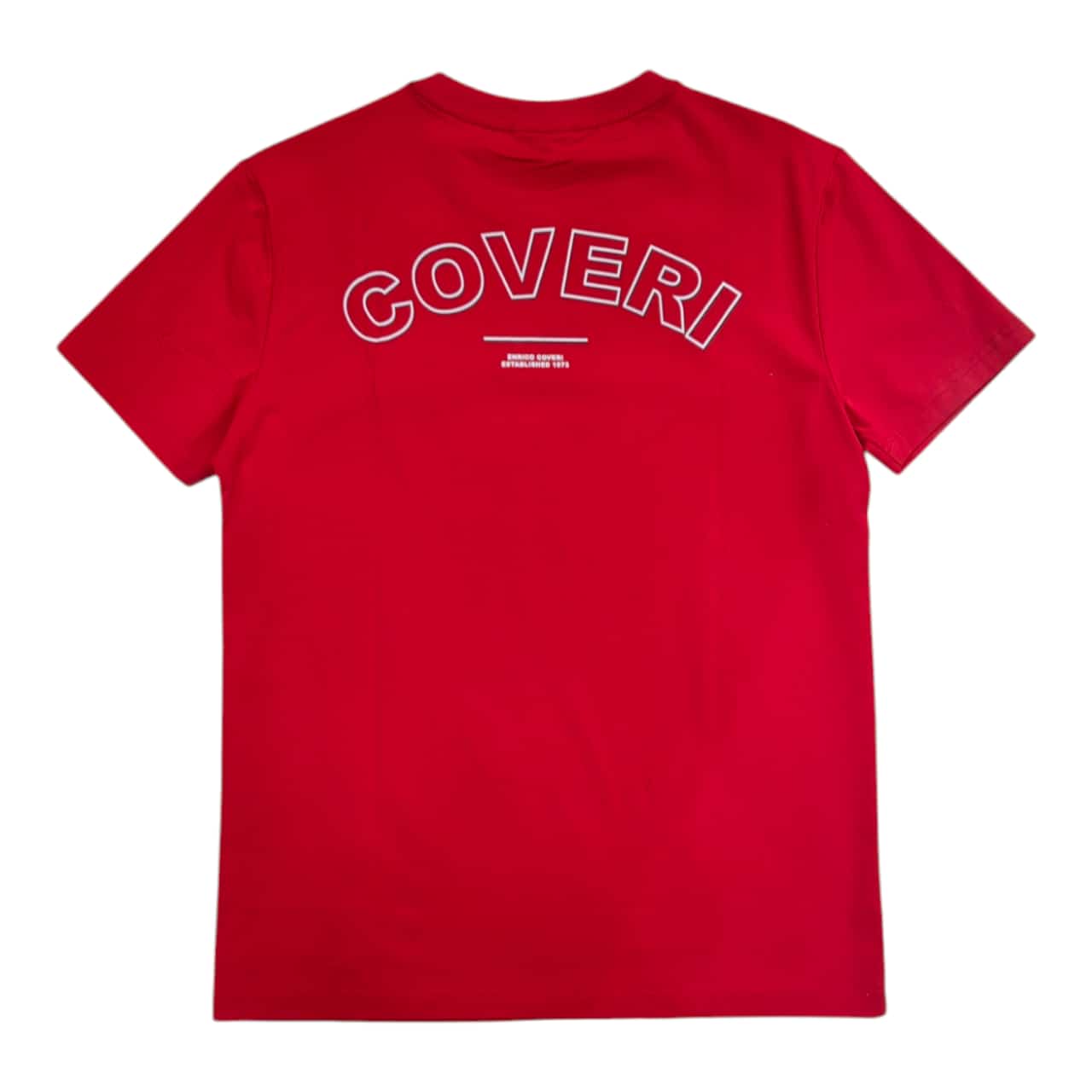 Enrico Coveri Mini Metal Logo T-Shirt Red