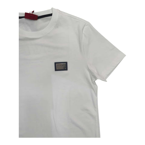 Enrico Coveri T-shirt Mini Metal Logo White