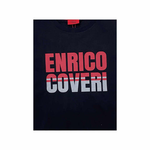 Enrico Coveri T-Shirt Double Logo Black/Red