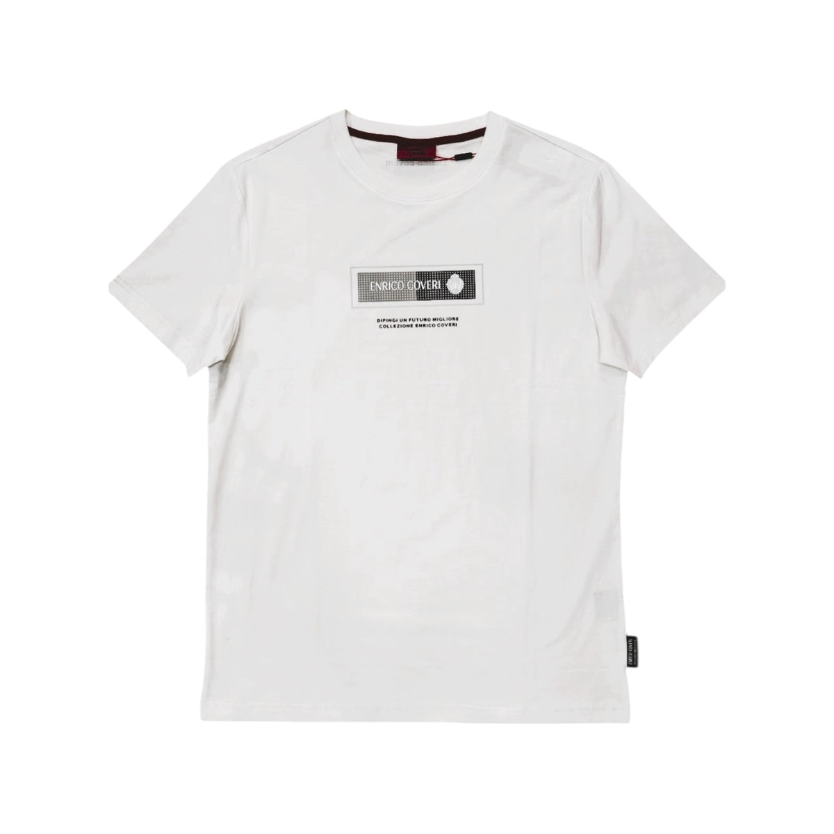 Enrico Coveri T-Shirt Graphic Dot Print White