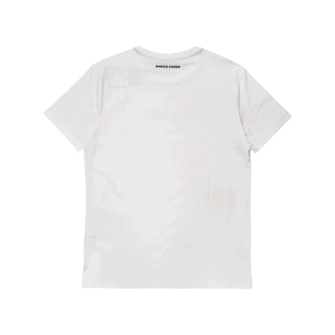 Enrico Coveri T-Shirt Graphic Dot Print White