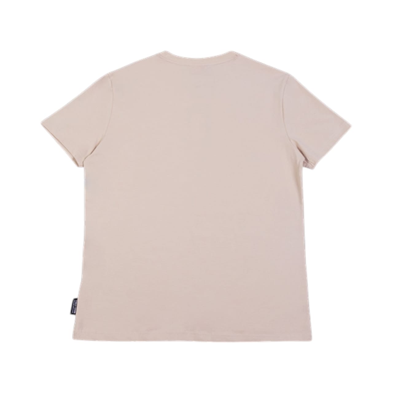 Enrico Coveri V-Neck T-shirt Mini Block Logo Khaki