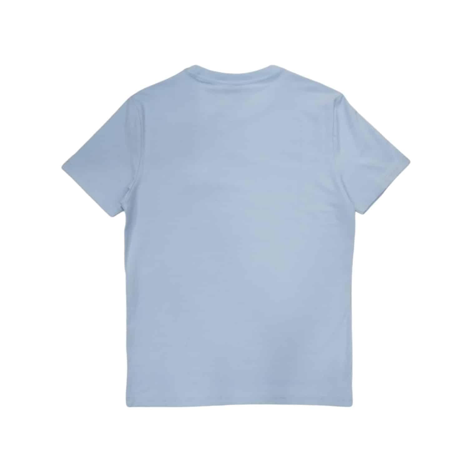 Enrico Coveri T-shirt Side Logo Print Light Blue