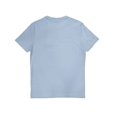 Enrico Coveri T-shirt Side Logo Print Light Blue