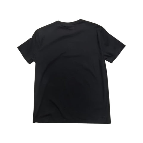 Enrico Coveri T-Shirt with Zig-Zag Stripe Print Black