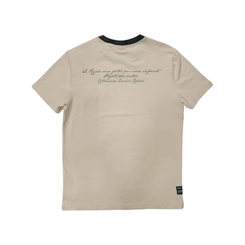 Enrico Coveri T-Shirt Round Neck Print Light Apricot