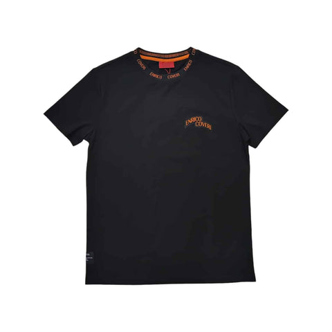 Enrico Coveri T-Shirt Round Neck Logo Black