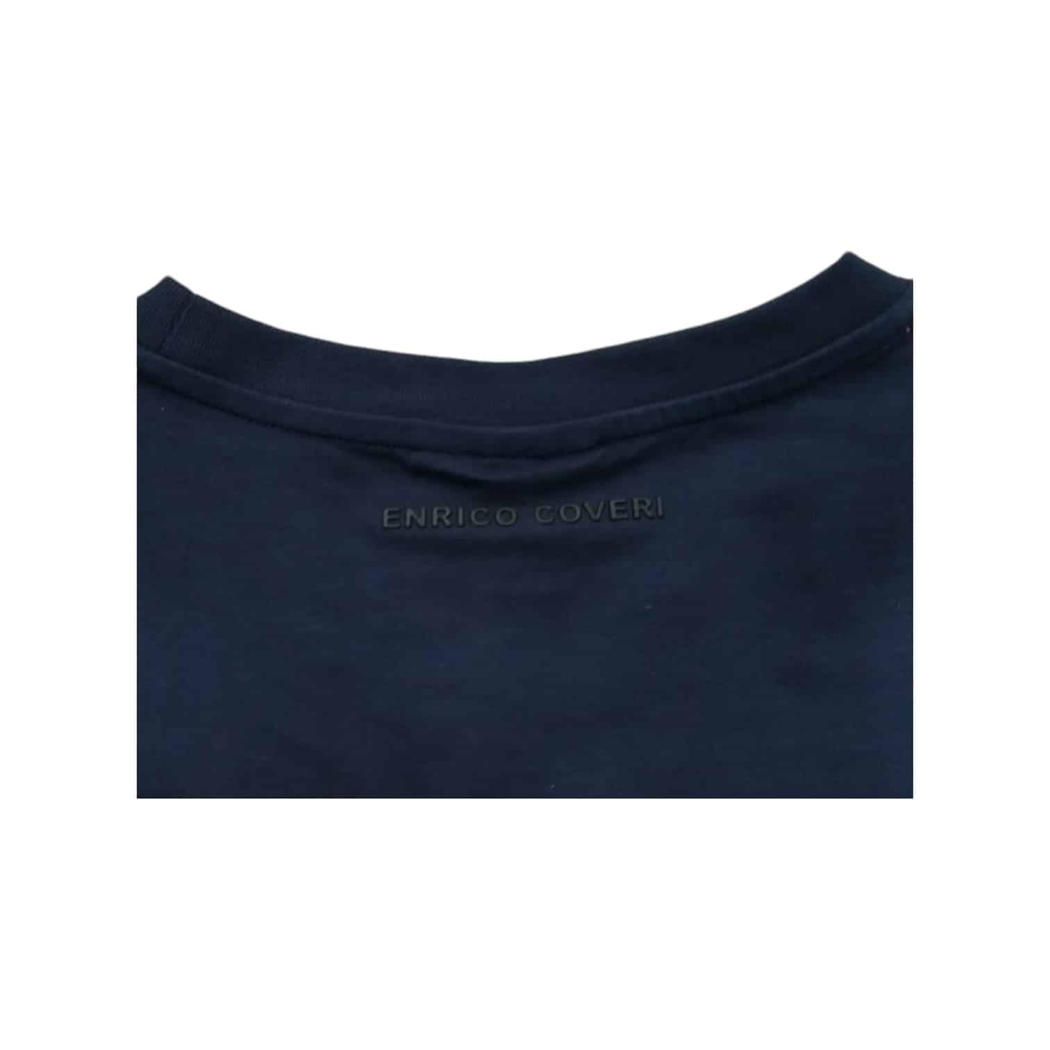 Enrico Coveri T-Shirt 3D Stud Print Navy