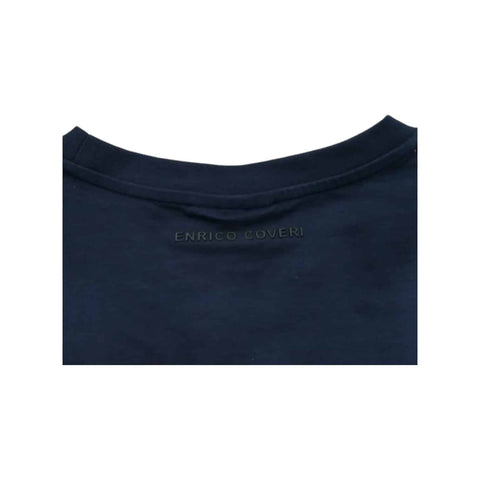 Enrico Coveri T-Shirt 3D Stud Print Navy