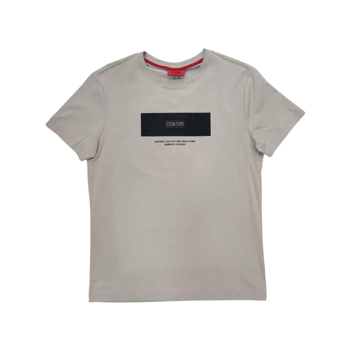 Enrico Coveri T-Shirt Stud Print Stone
