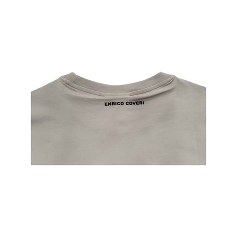 Enrico Coveri T-Shirt Stud Print Stone