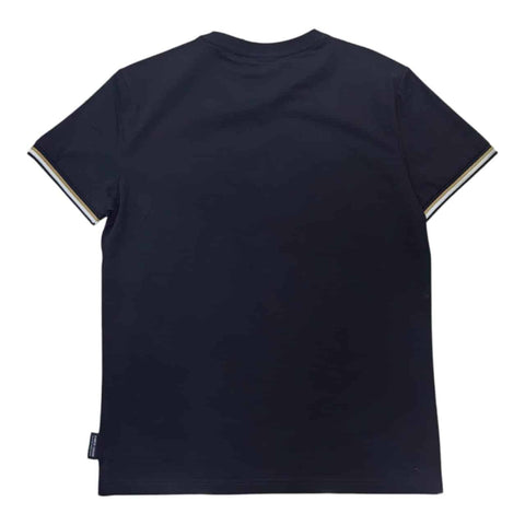 Enrico Coveri T-shirt Striped Sleeve Black