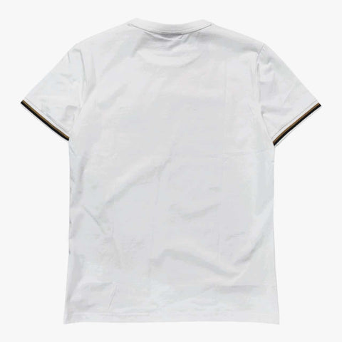 Enrico Coveri T-shirt Striped Sleeve White