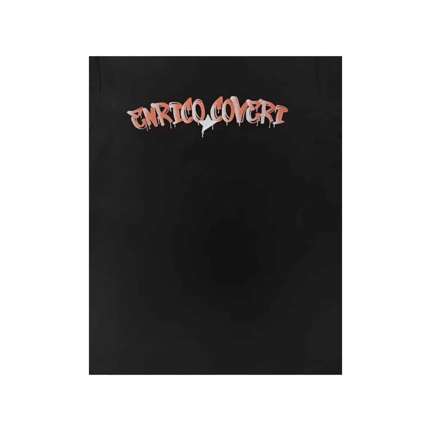 Enrico Coveri T-Shirt Graphic Star Logo Black