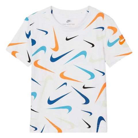 Nike T-Shirt Boys Aop Print White