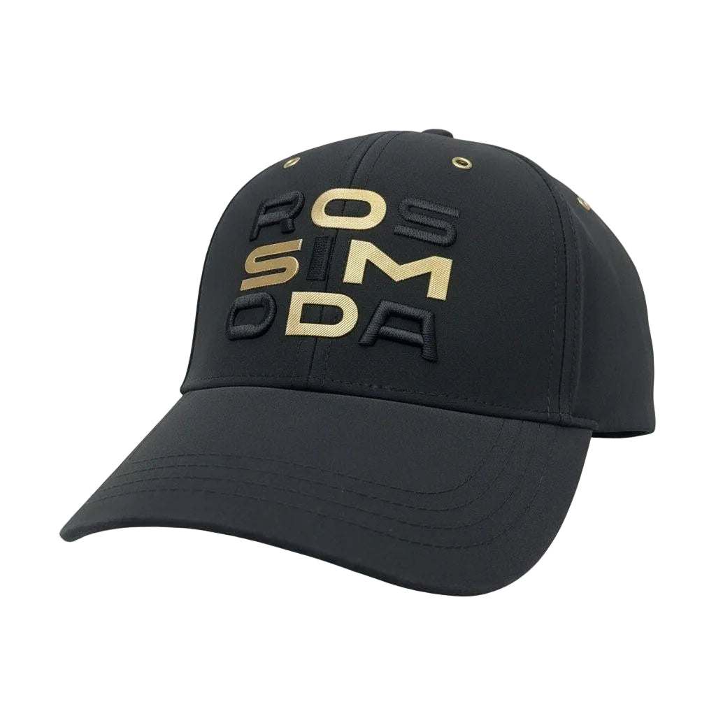 Rossimoda Baseball Cap Leo Black And Gold