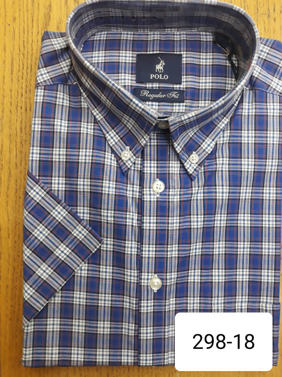 Polo Shirt Mens Short-Sleeve Weekender Blue