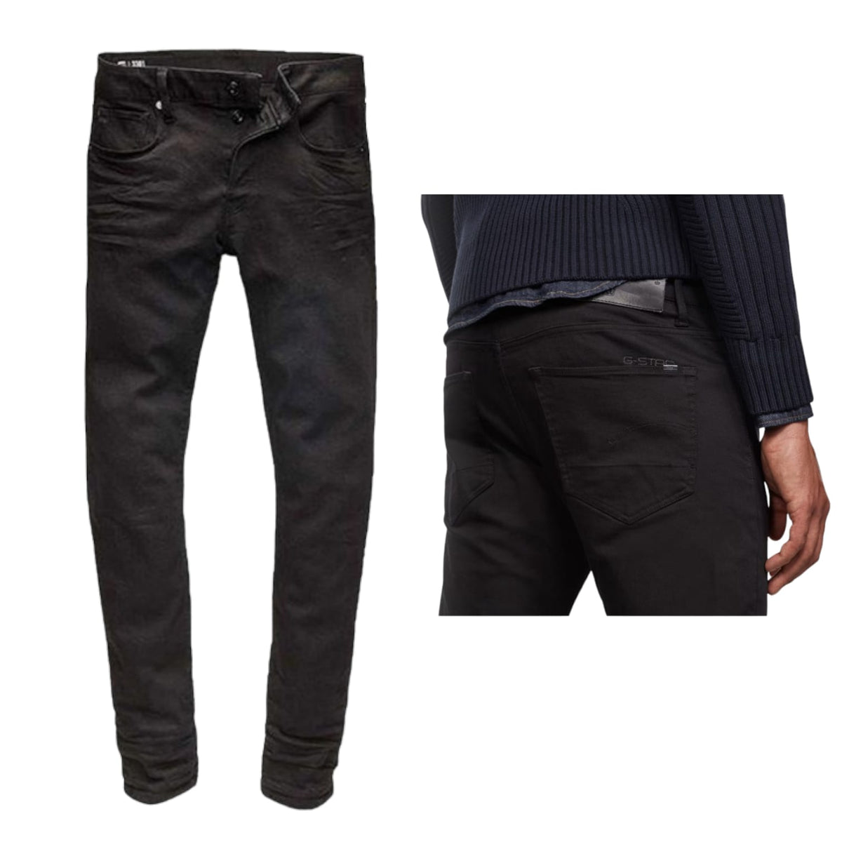 G Star Jeans 3301 Slim Black