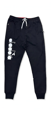 Diadora Trackpants Mattia Black And White