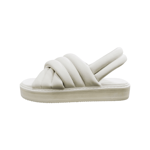 Jonathan D Sandal Puffed Slide Smoke Grey