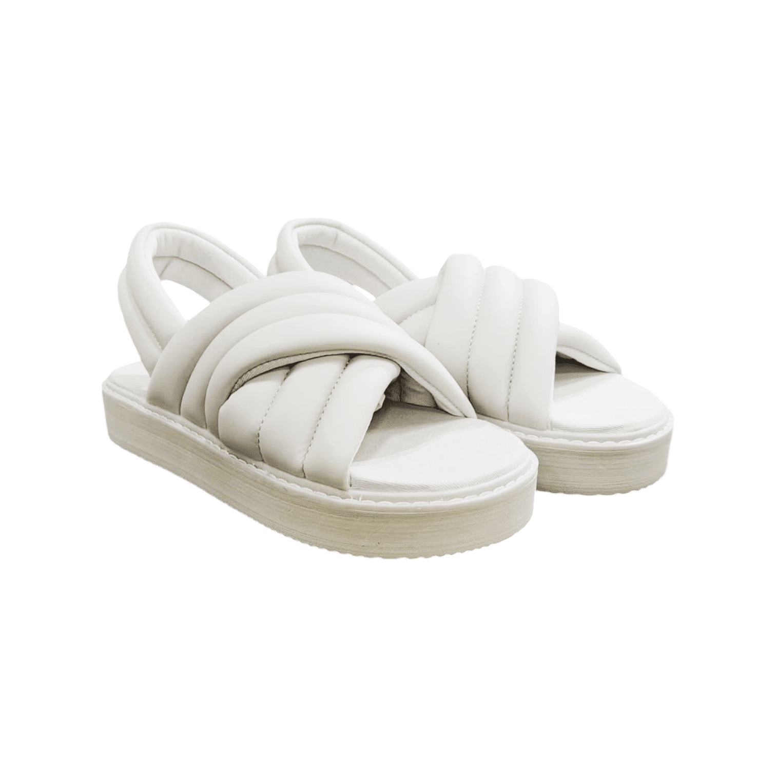 Jonathan D Puffed Jonah Slip On Slide Smoke Grey