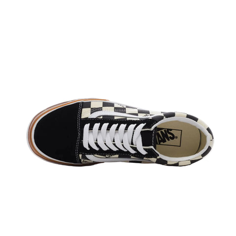 Vans Old Skool Stacked Platform Checkerboard Black/White