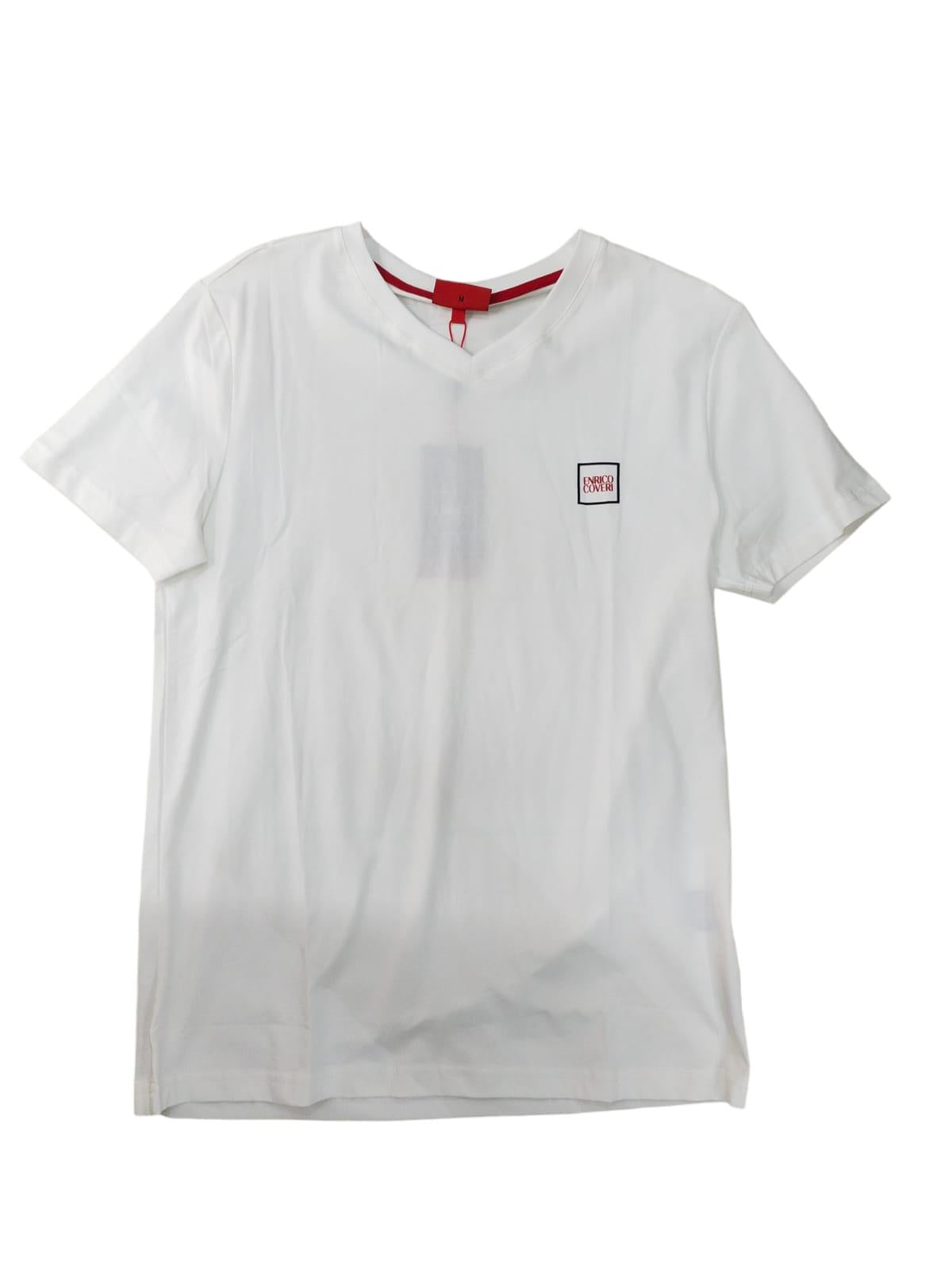 Enrico Coveri T-Shirtv-Neck White