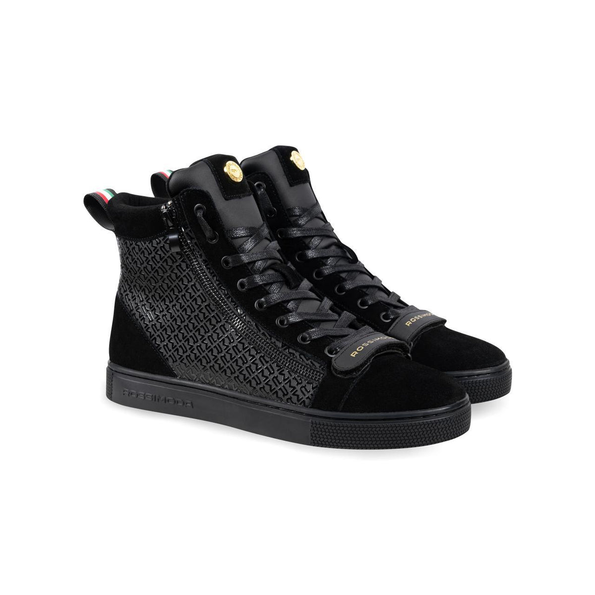 Rossimoda High Top Nikolas Alta High Black/Gold