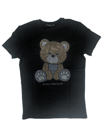 Pure Premium Big Teddy T-Shirt Black