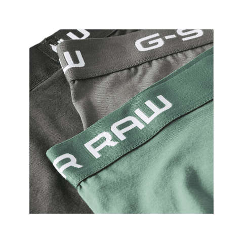 G Star Classic Trunks 3-Pk Multi Green
