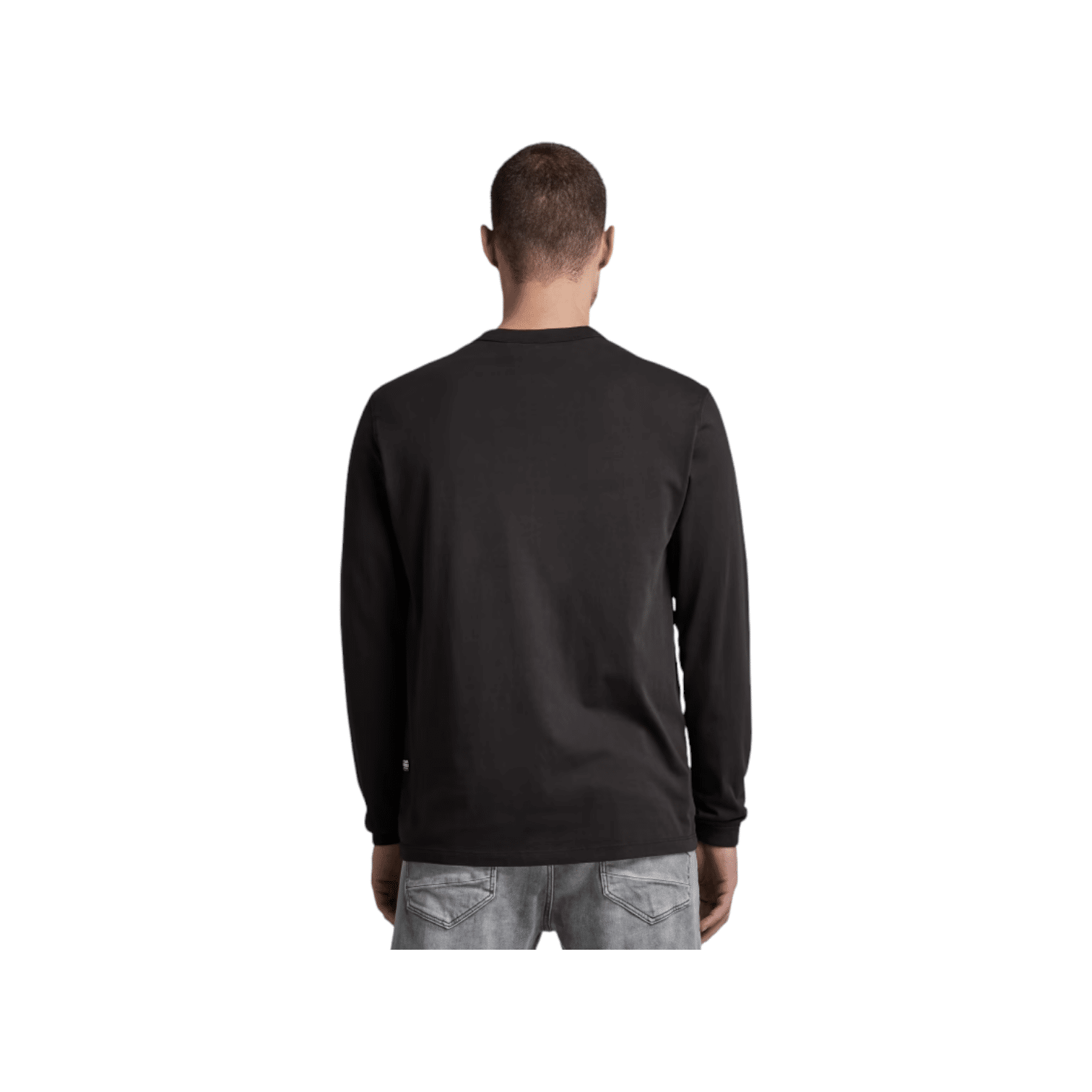 G Star Crew L/S Embro Graphic Black
