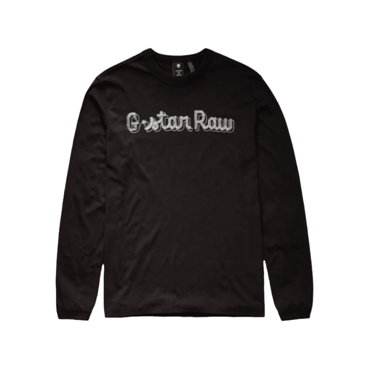 G Star Crew L/S Embro Graphic Black
