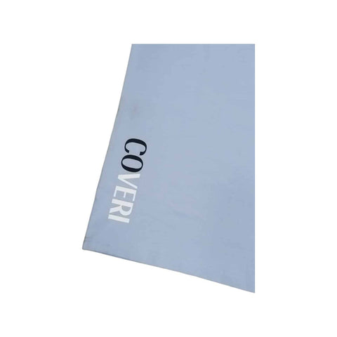 Enrico Coveri T-shirt Side Logo Print Light Blue