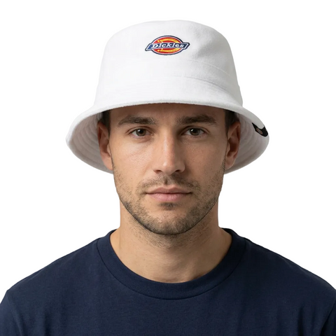 Dickies Bucket Hat Derry Towelling White