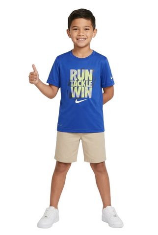Nike T-Shirt Boys Run Tackle Royal