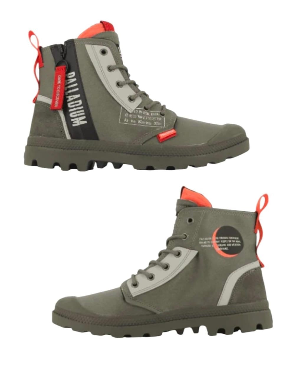 Palladium Pampa Hi Dare Olive Night