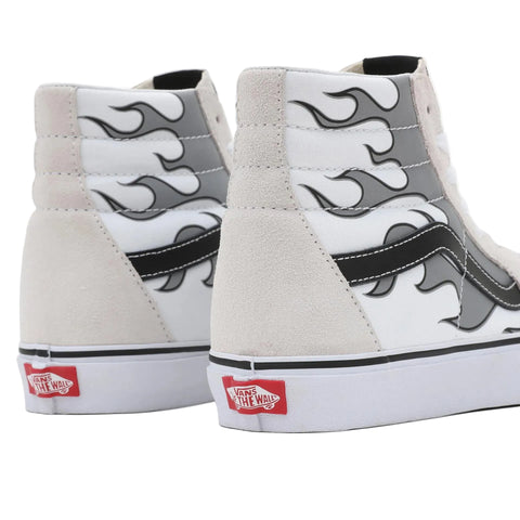 Vans Sk8 Hi Reflective Flame White