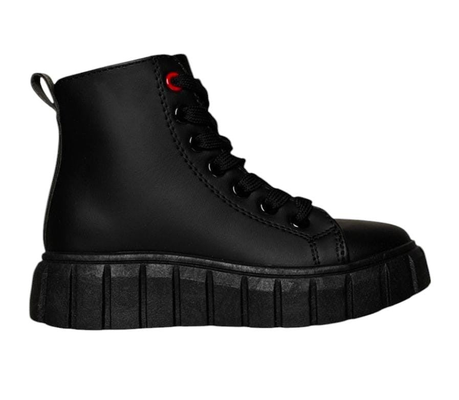 Pierre Cardin Kids Riley Sneaker Boot Cleated Black