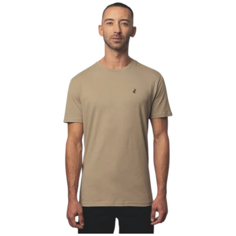 Polo T-Shirt Plain Taupe