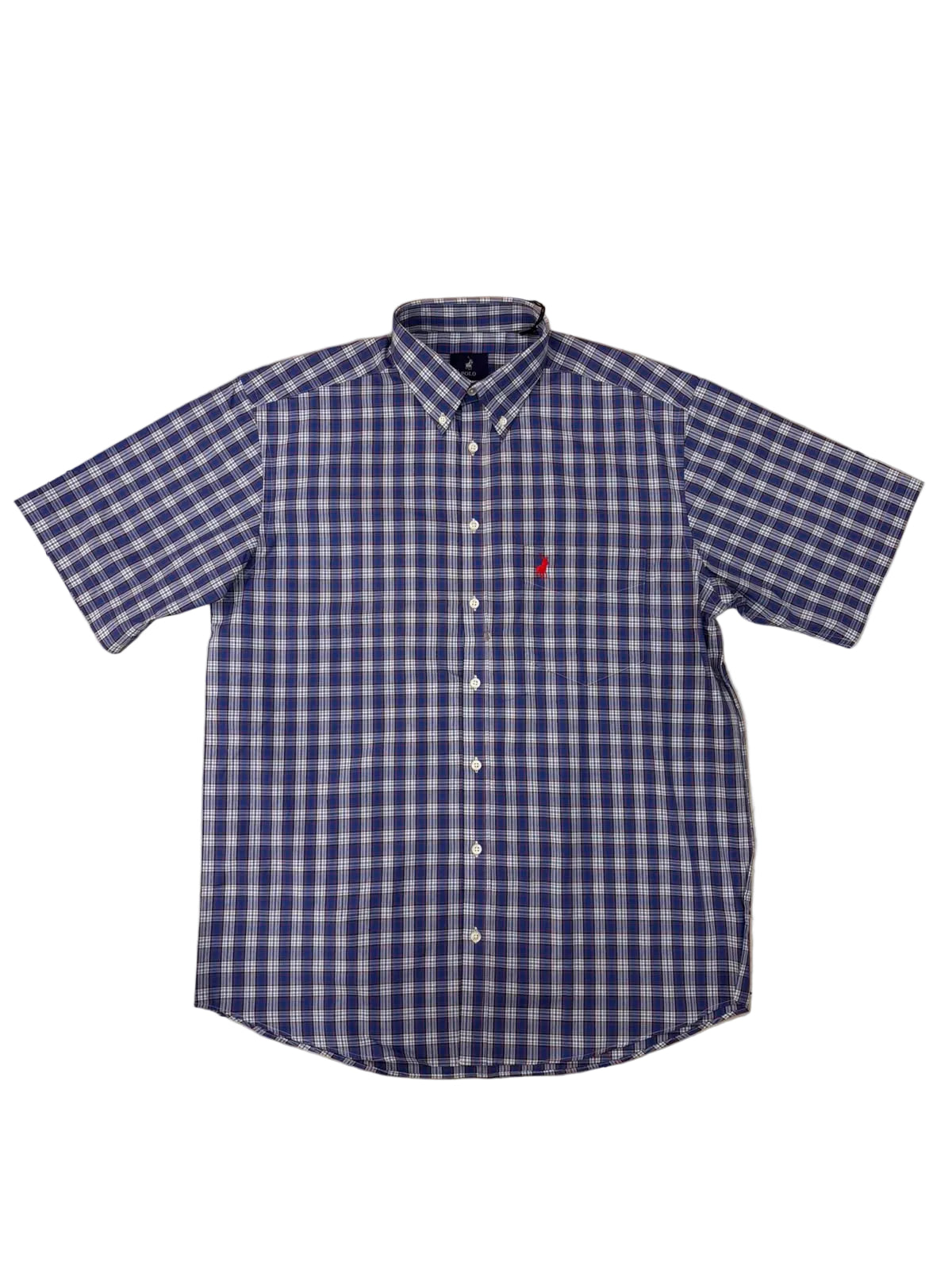 Polo Shirt Mens Short-Sleeve Weekender Blue