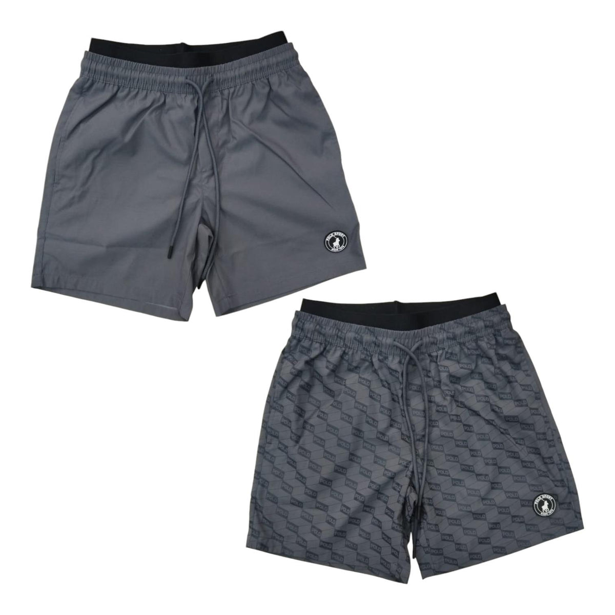 Polo Shorts Sport Monogram Beach Grey
