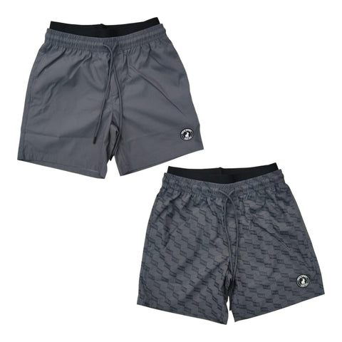 Polo Shorts Sport Monogram Beach Grey