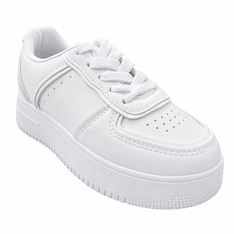 Pierre Cardin Kids Addison Sneaker White