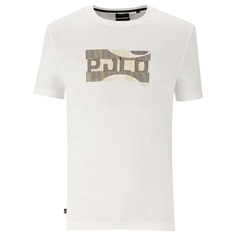 The Polo Abstract Wave Graphic Crew Neck Tee – Off-White